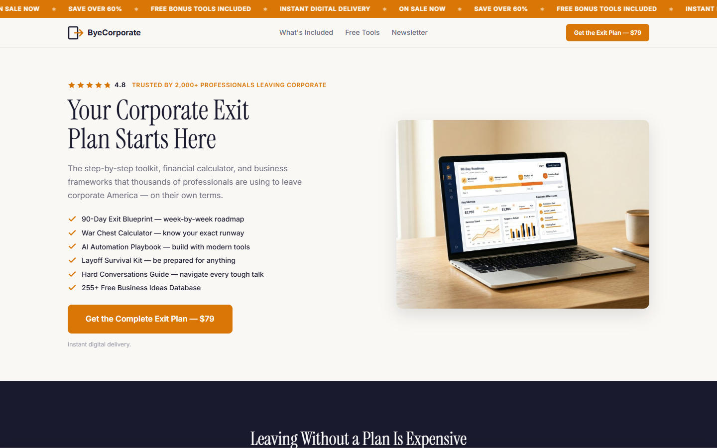 ByeCorporate.com — Your Corporate Exit Plan Starts Here
